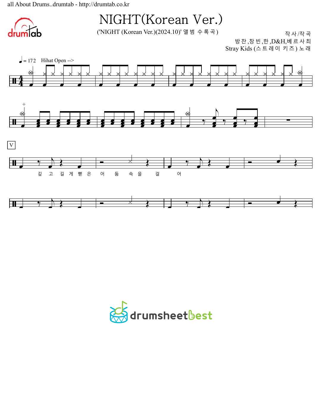 NIGHT(Korean Ver.) preview page 1