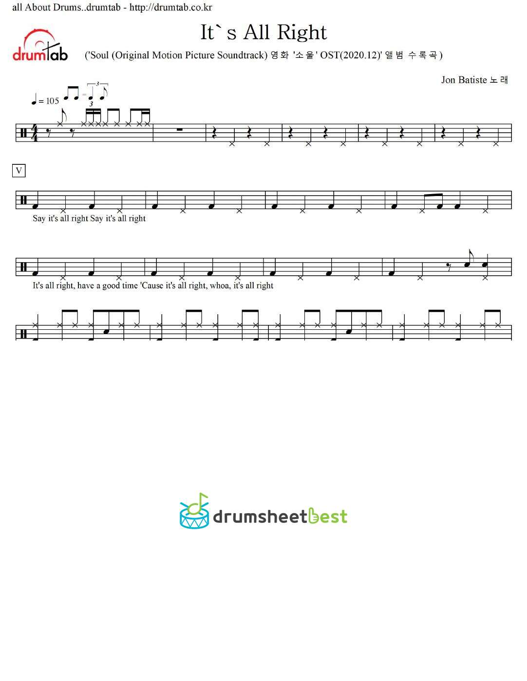 It's All Right preview page 1