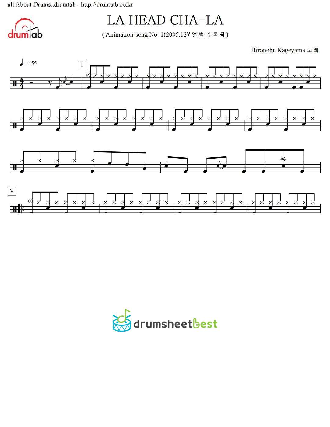 LA HEAD CHA-LA preview page 1