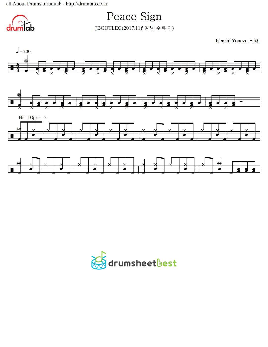 Peace Sign preview page 1