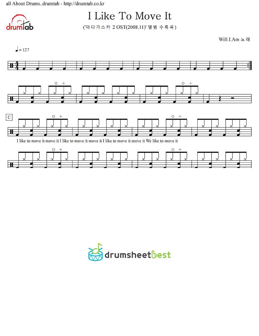 I Like To Move It preview page 1