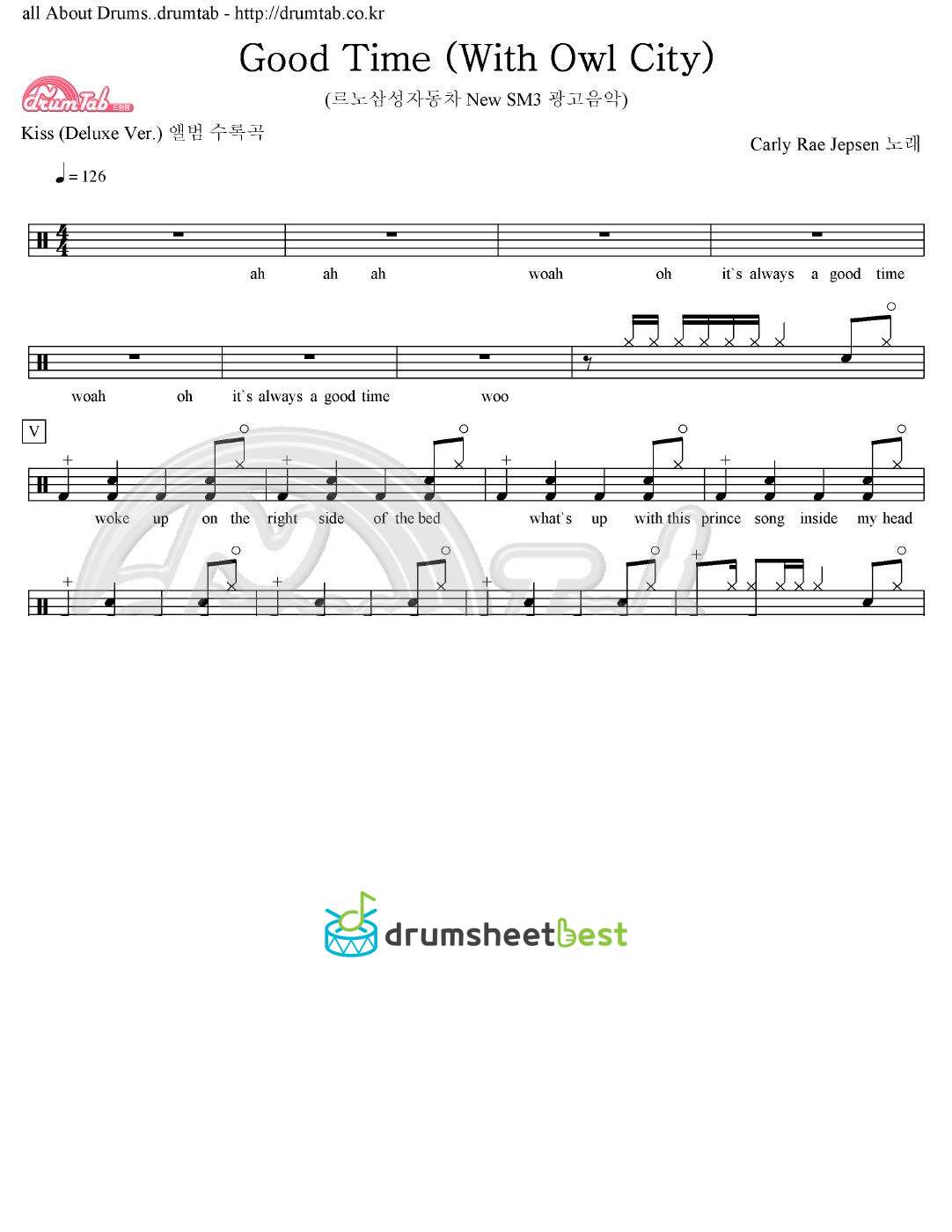 Good Time (With Owl City) (르노삼성자동차 New SM3 광고음악) preview page 1