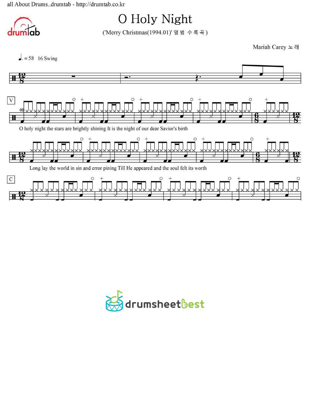 O Holy Night preview page 1