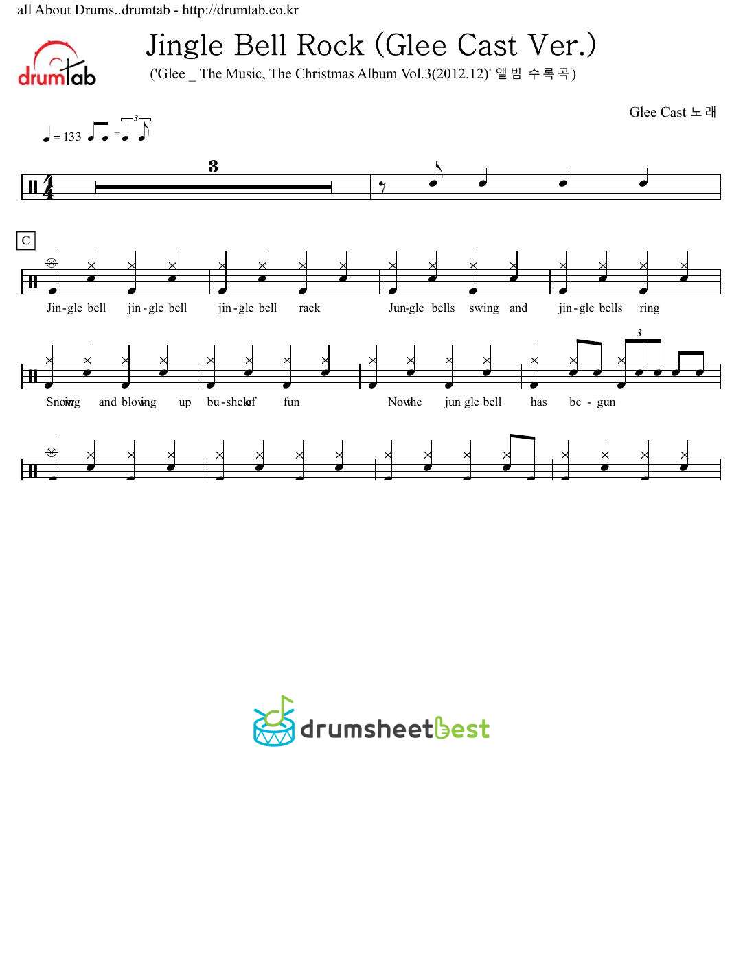 Jingle Bell Rock (Glee Cast Ver.) preview page 1