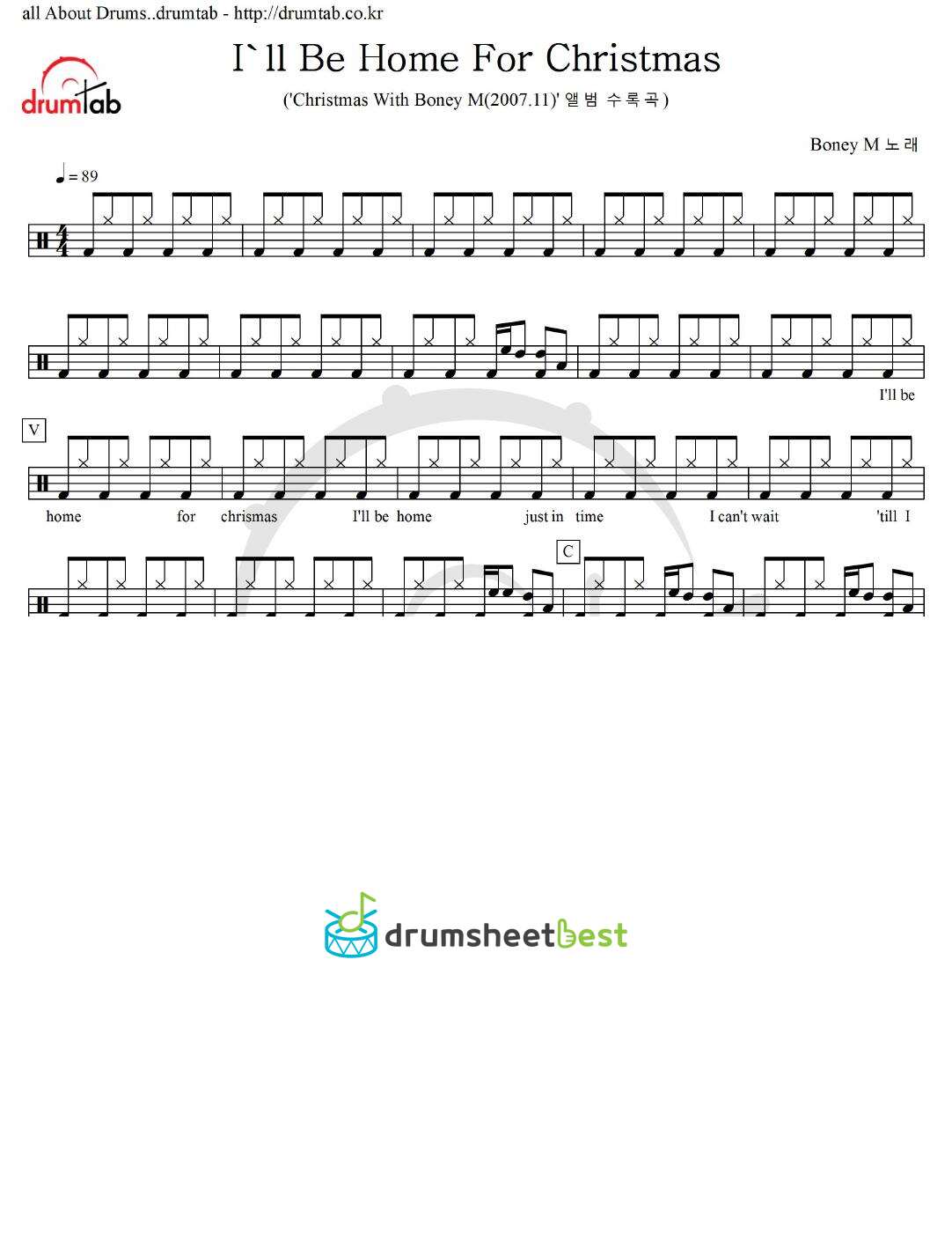 I'll Be Home For Christmas preview page 1