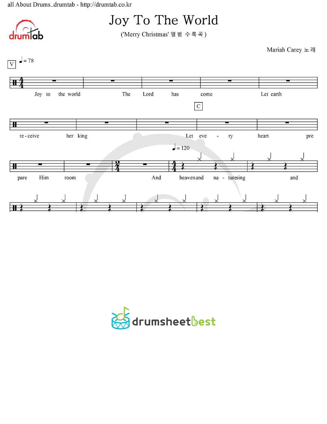 Joy To The World preview page 1