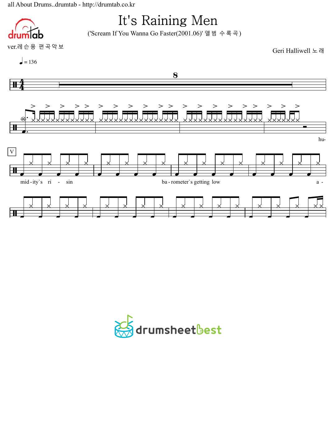 It's Raining Men preview page 1