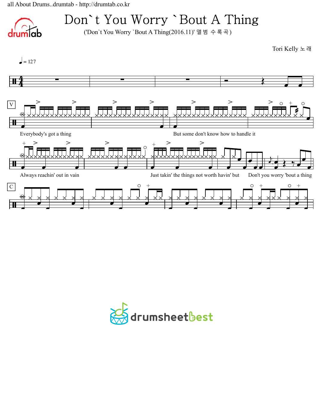 Don't You Worry 'Bout A Thing preview page 1