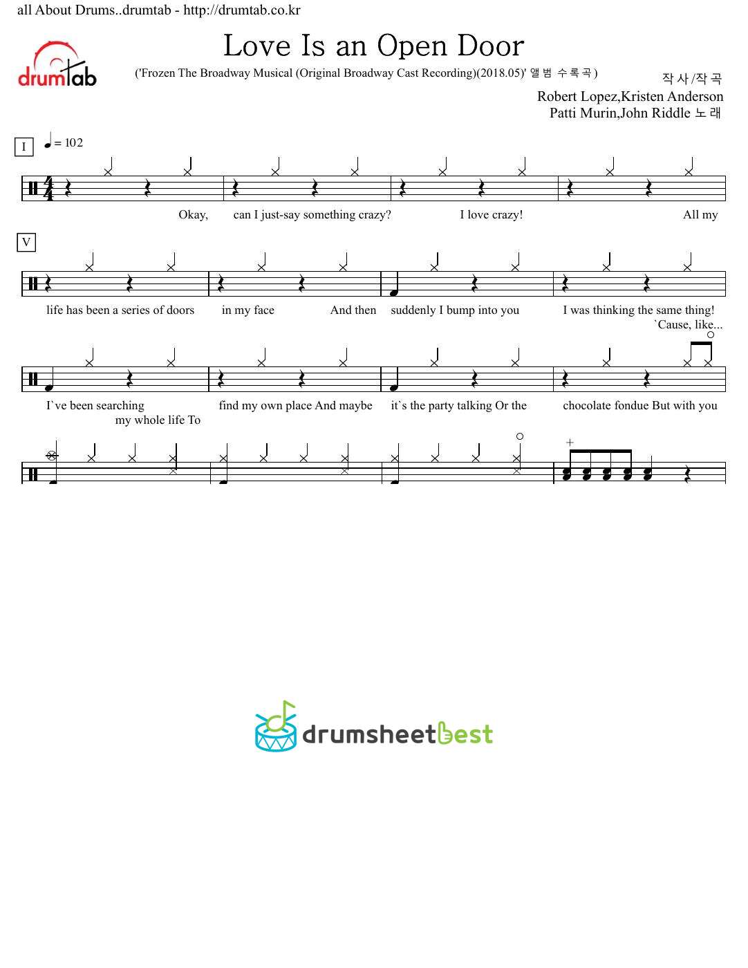 Love Is an Open Door preview page 1