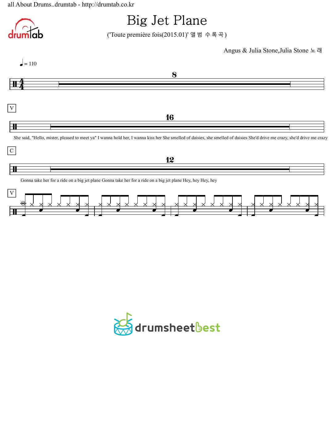 Big Jet Plane preview page 1