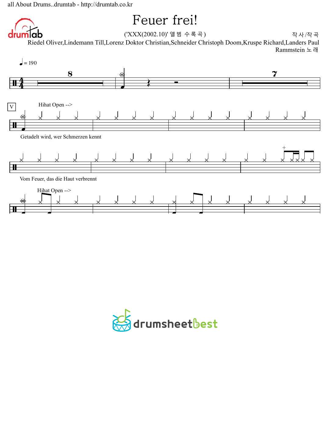 Feuer frei! preview page 1