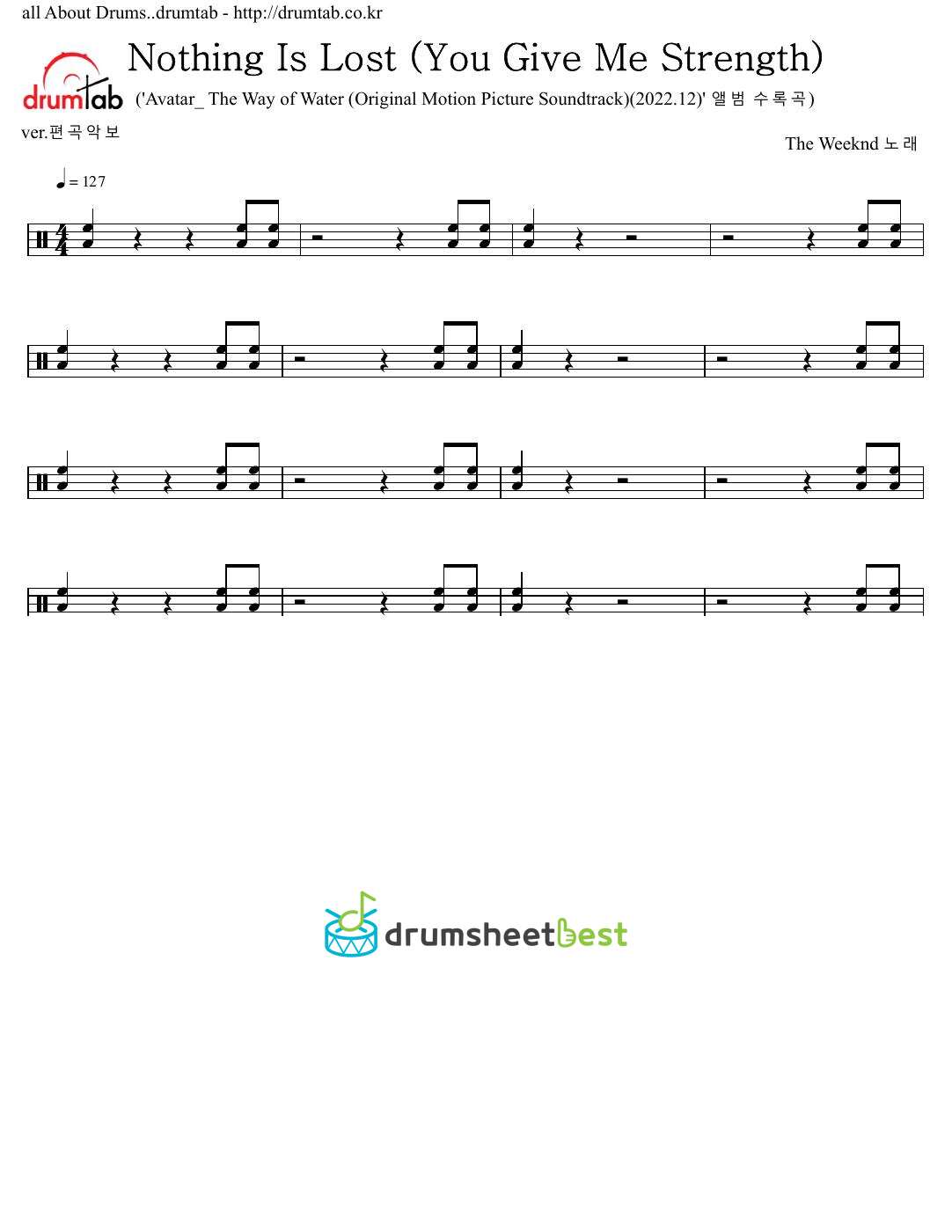 Nothing Is Lost (You Give Me Strength) preview page 1