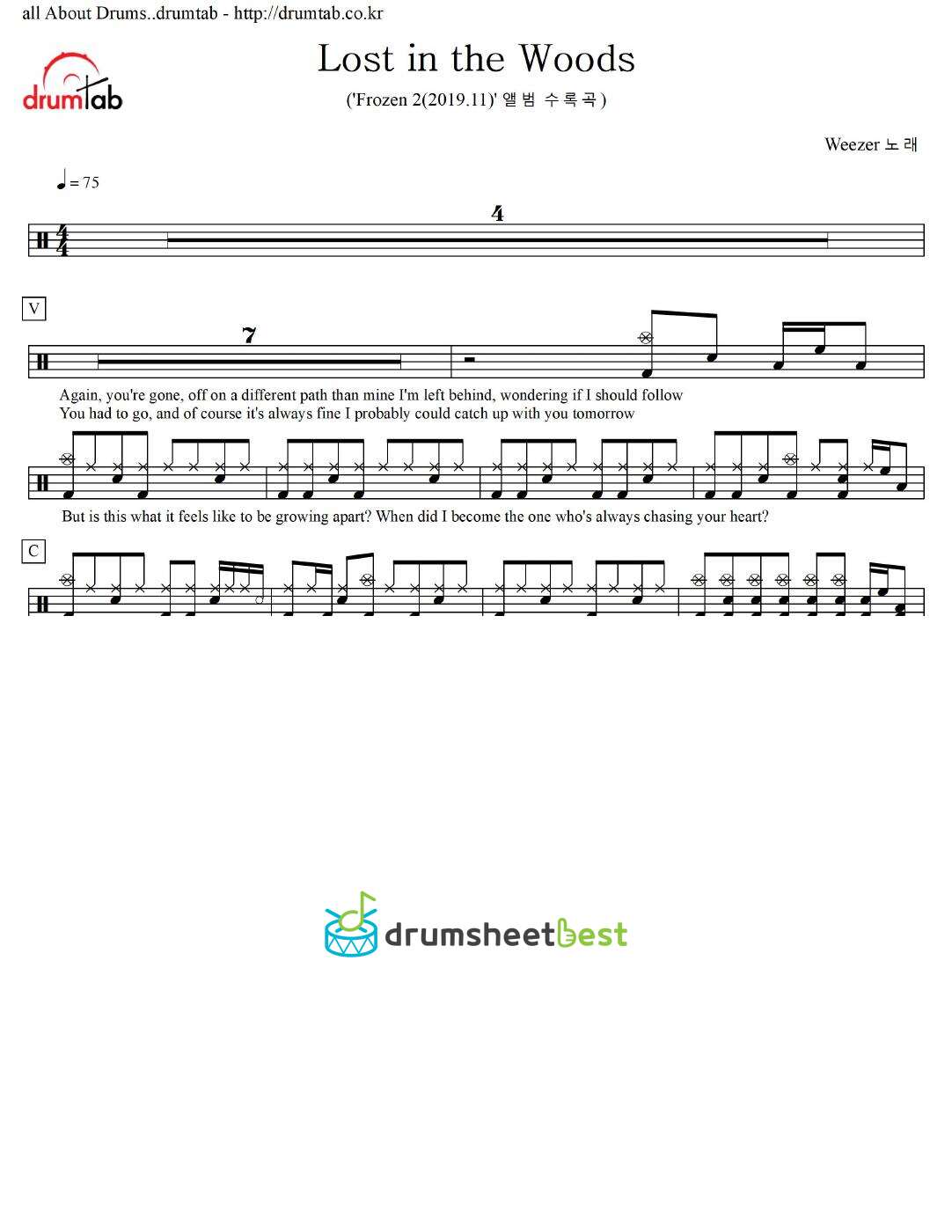 Lost in the Woods (From _Frozen 2__Weezer Version) preview page 1