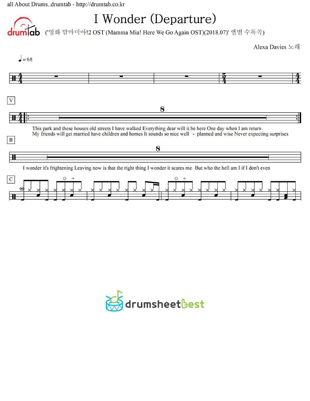 I Wonder (Departure) preview page 1