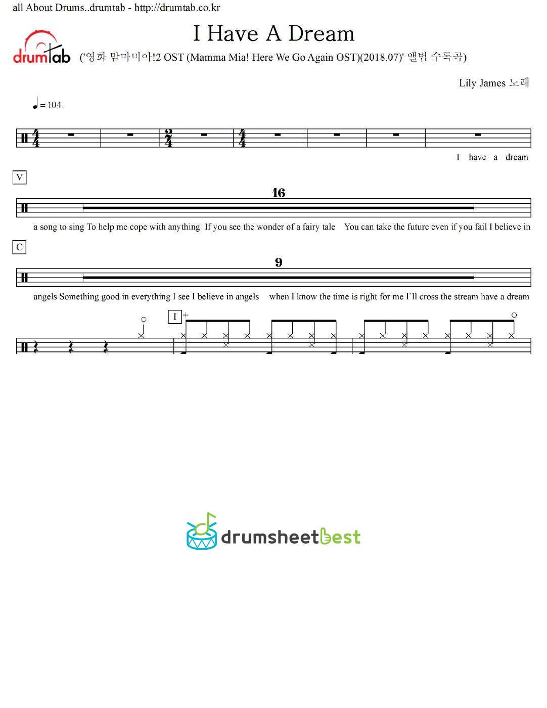 I Have A Dream preview page 1