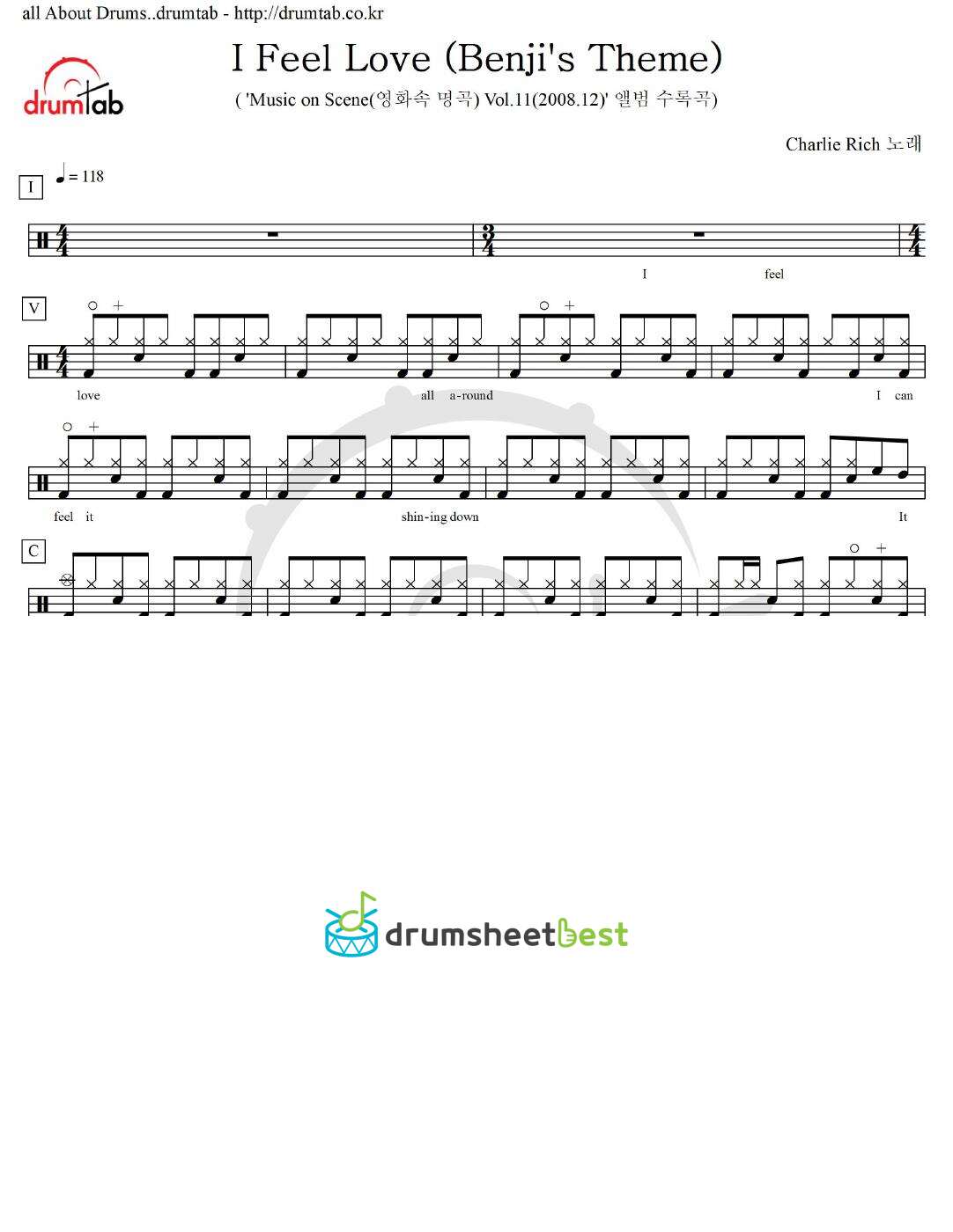 I Feel Love (Benji's Theme) preview page 1