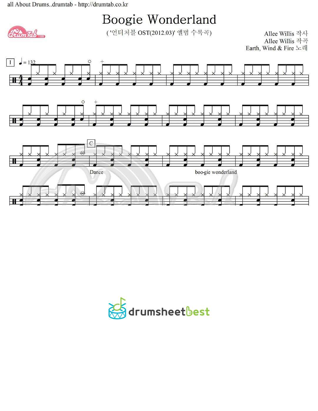 Boogie Wonderland preview page 1