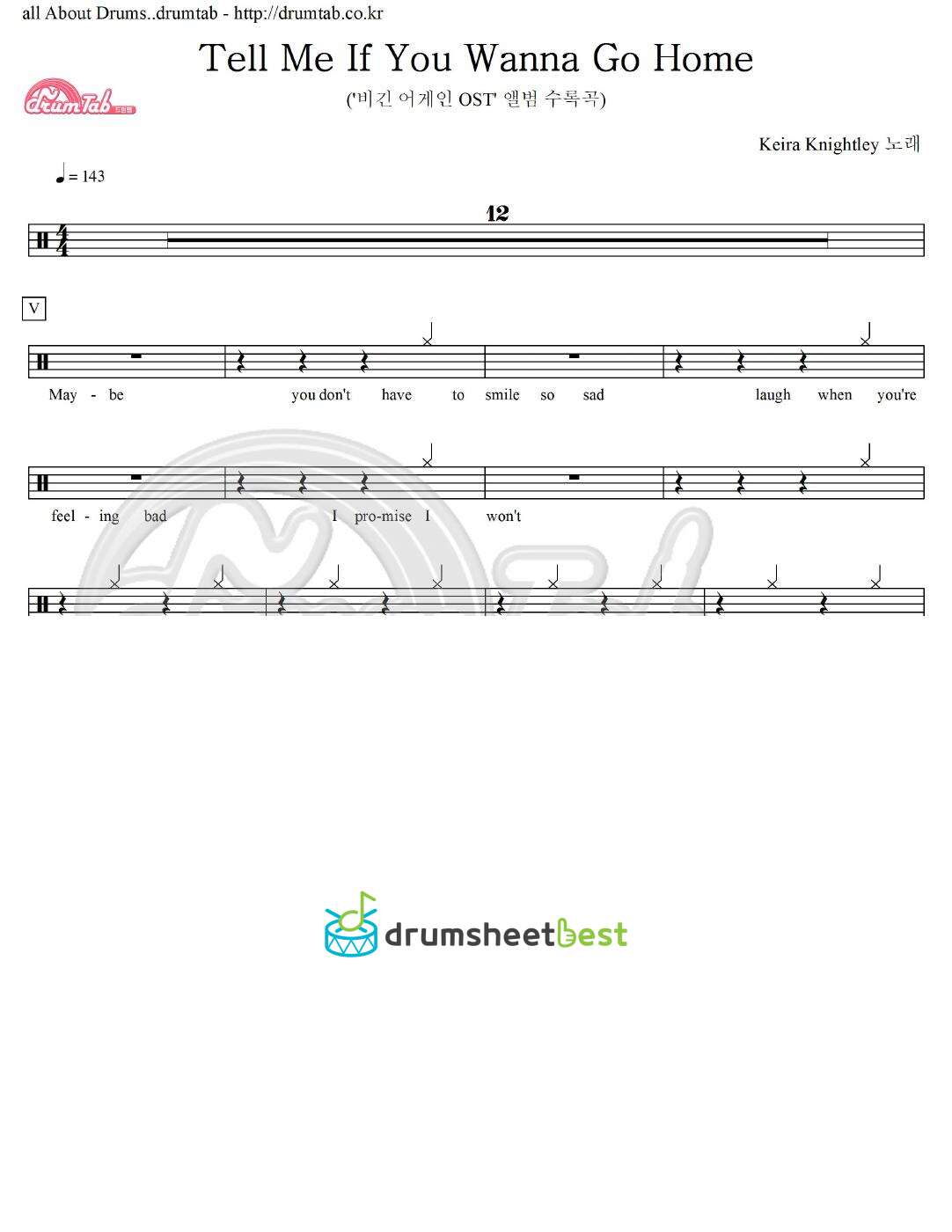 Tell Me If You Wanna Go Home preview page 1