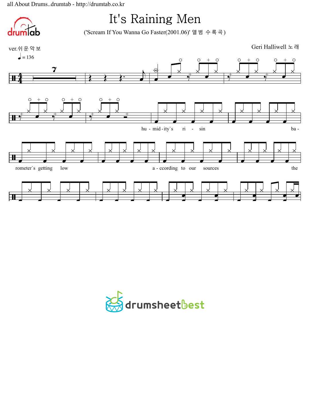 It's Raining Men preview page 1