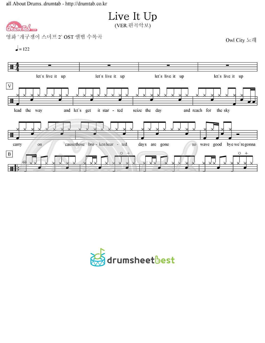 Live It Up preview page 1