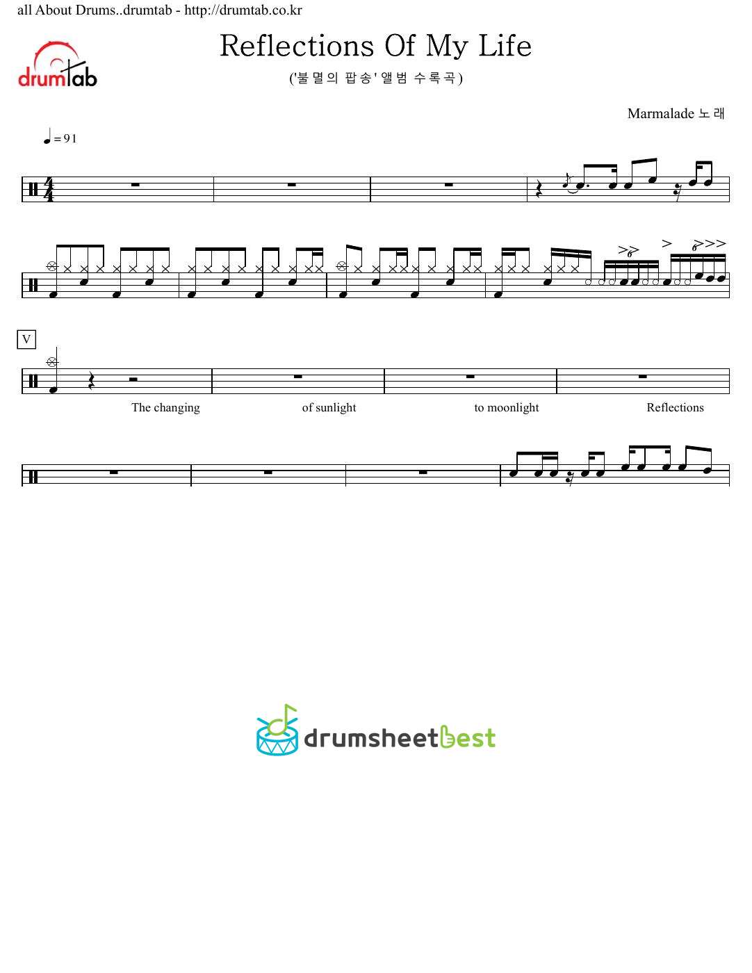 Reflections Of My Life preview page 1