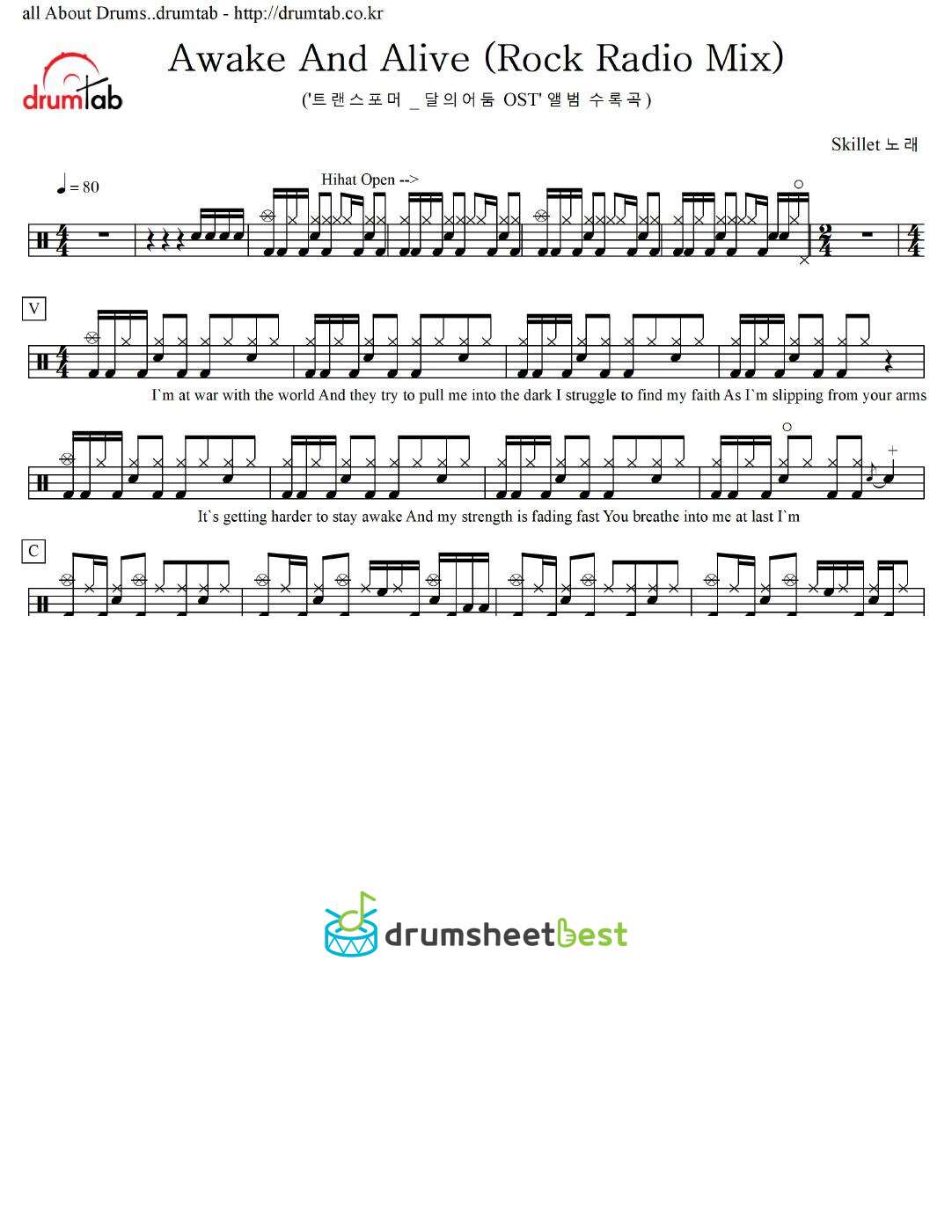 Awake And Alive preview page 1