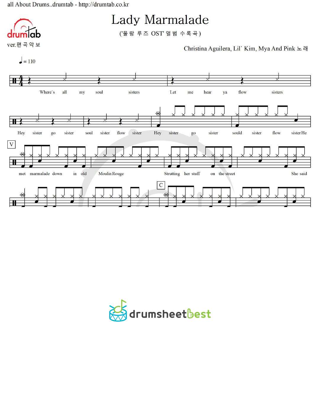 Lady Marmalade preview page 1