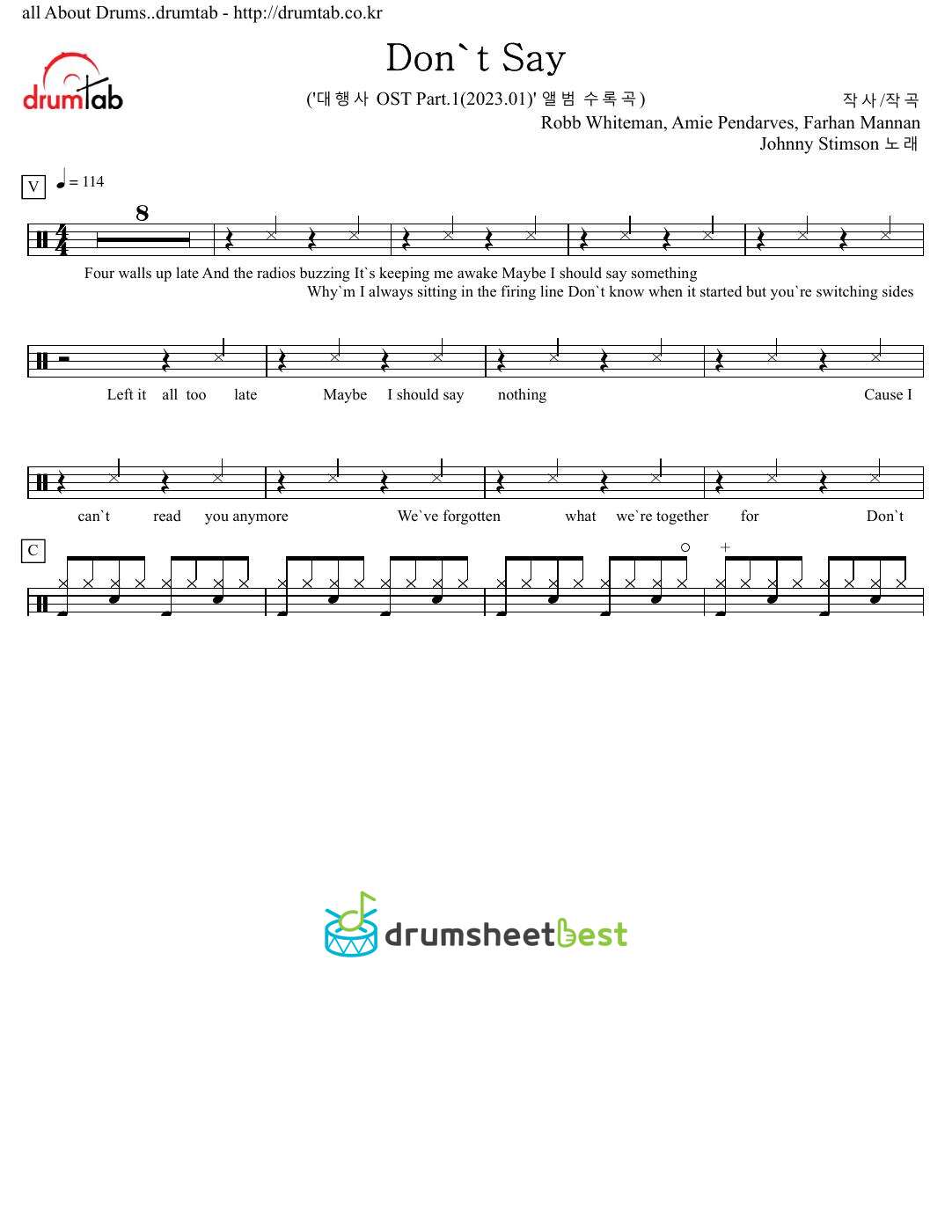 Don't Say preview page 1