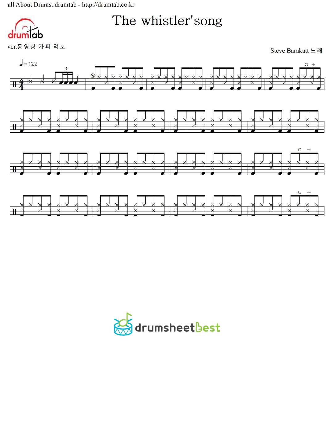 The whistler'song preview page 1