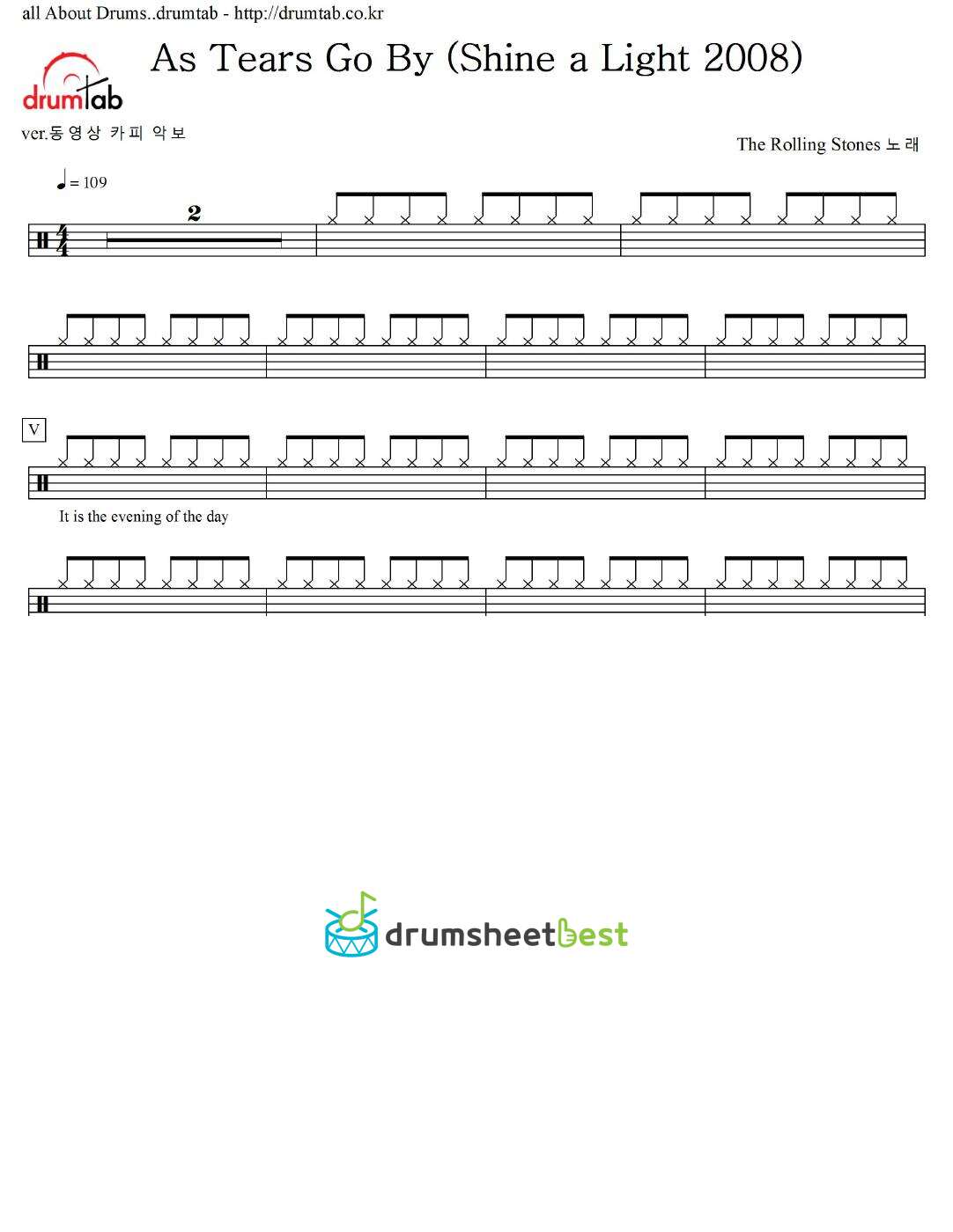As Tears Go By (Shine a Light 2008) preview page 1