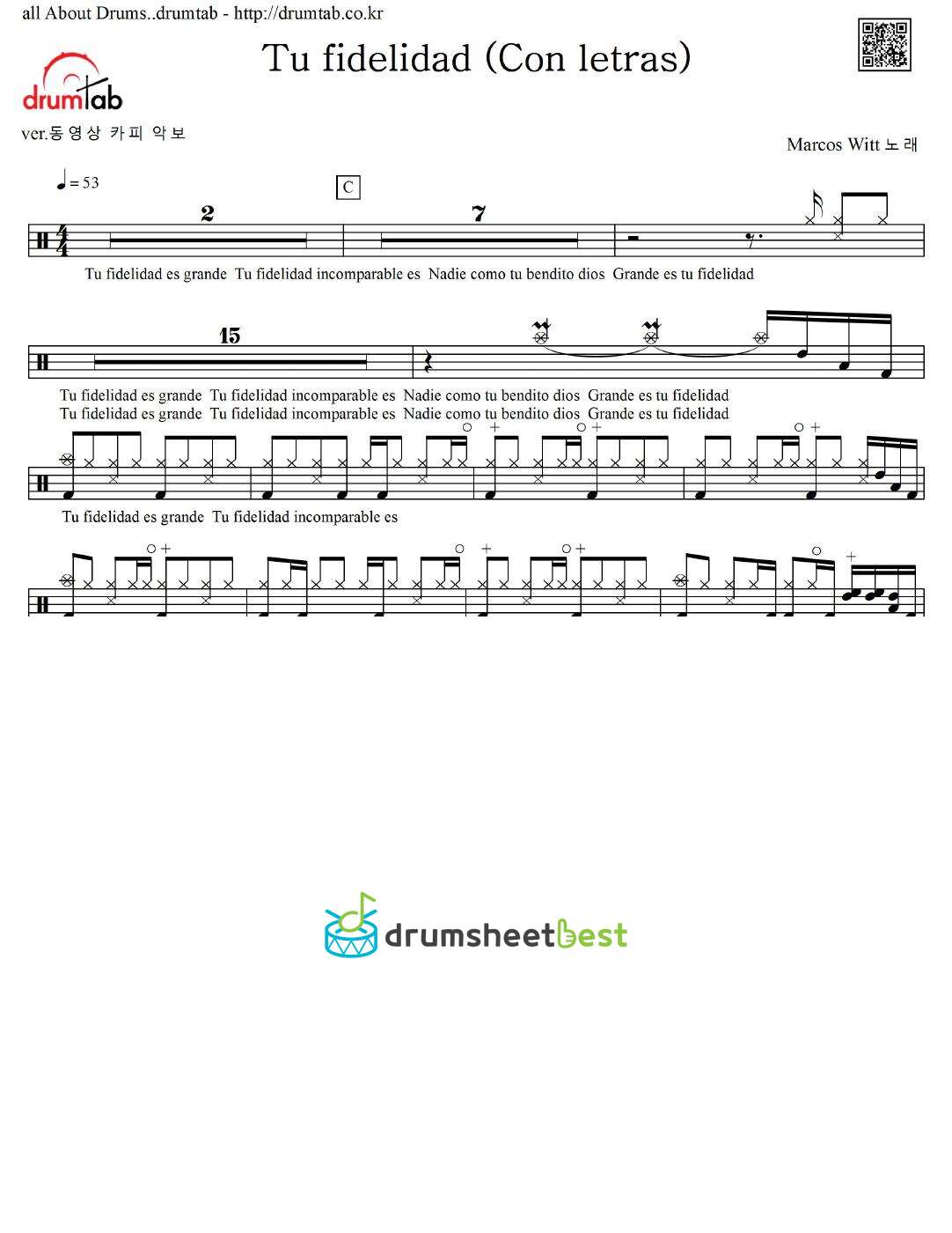 Tu fidelidad (Con letras) preview page 1