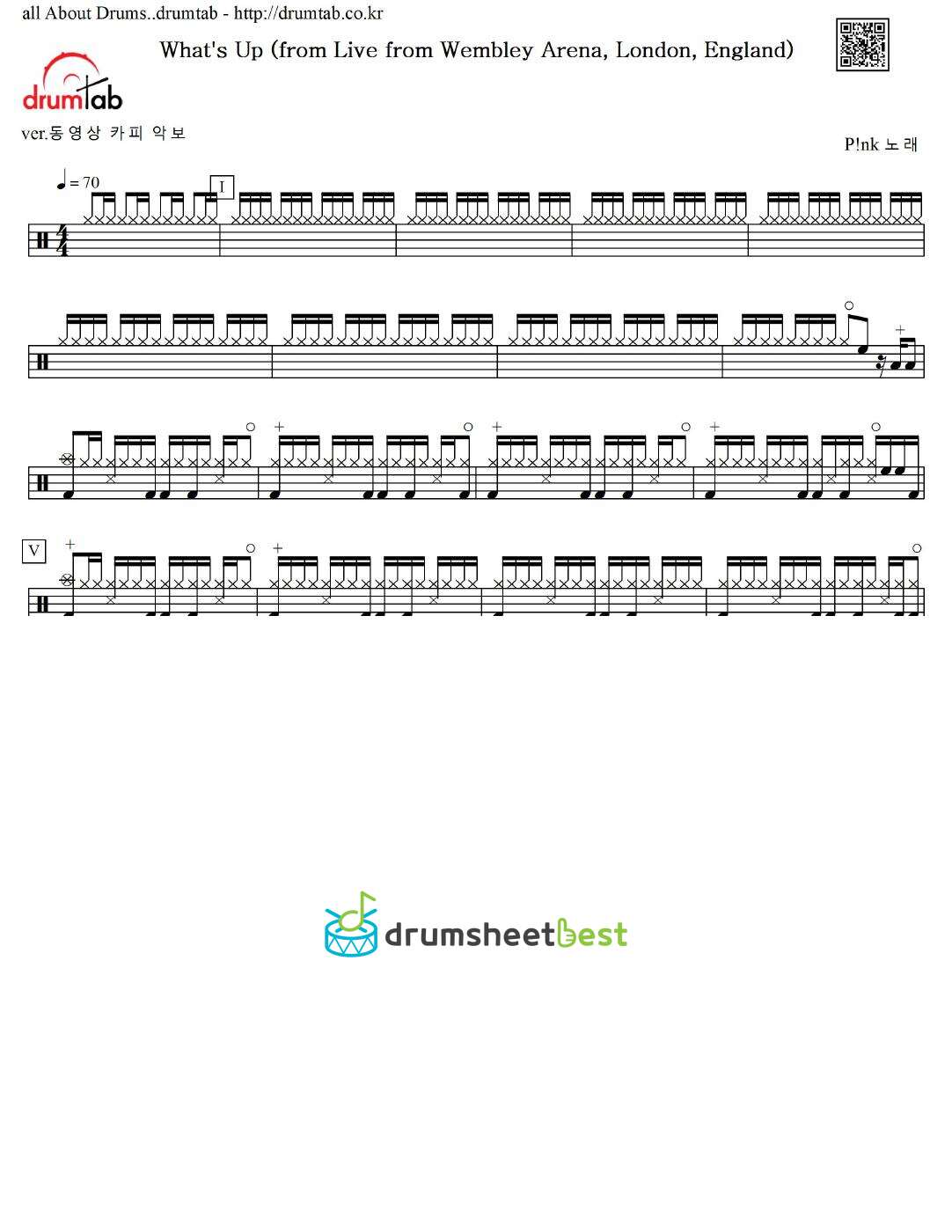 What's Up (from Live from Wembley Arena, London, England) preview page 1