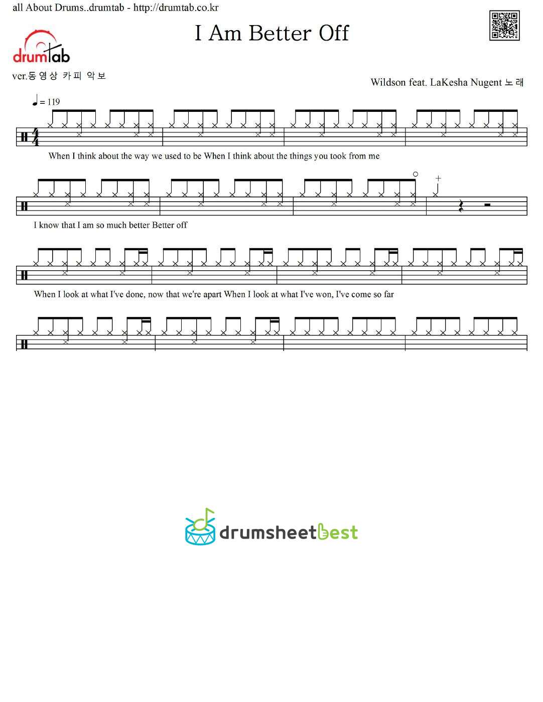 I Am Better Off preview page 1