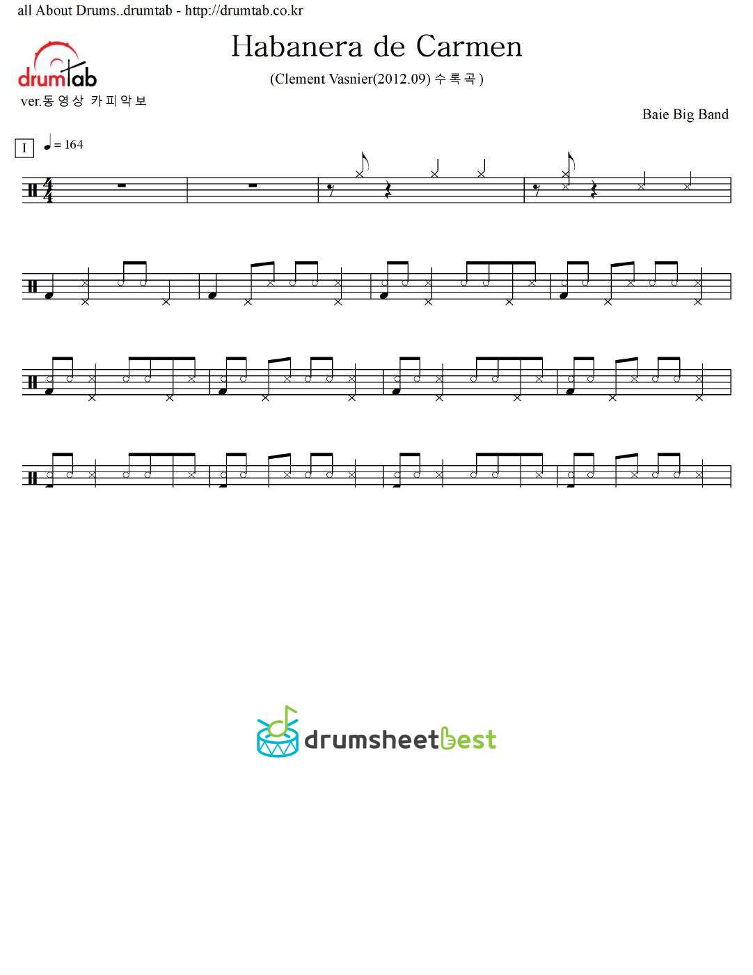 Habanera de Carmen preview page 1