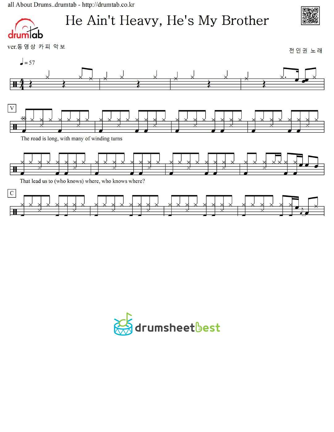 He Ain't Heavy, He's My Brother preview page 1