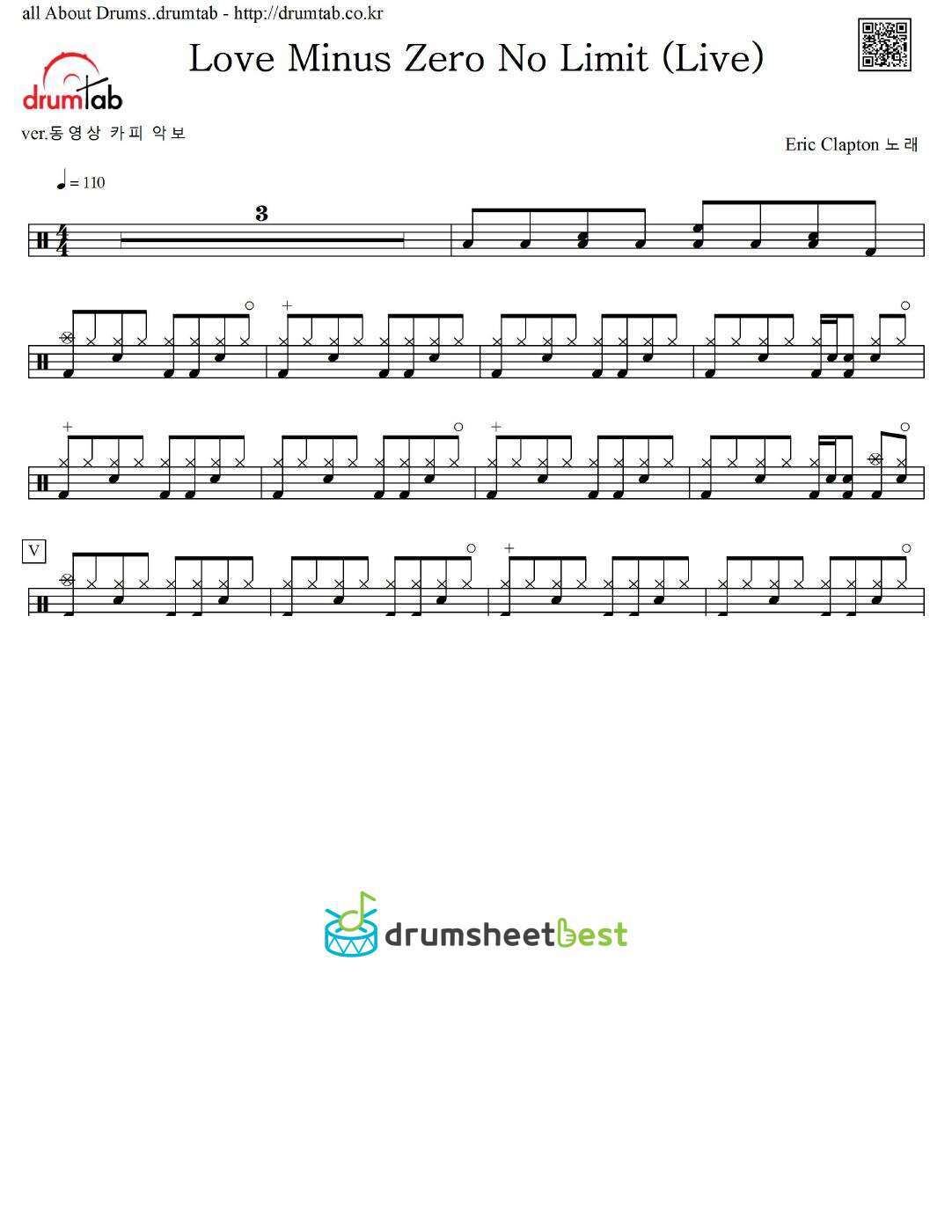 Love Minus Zero No Limit (Live) preview page 1