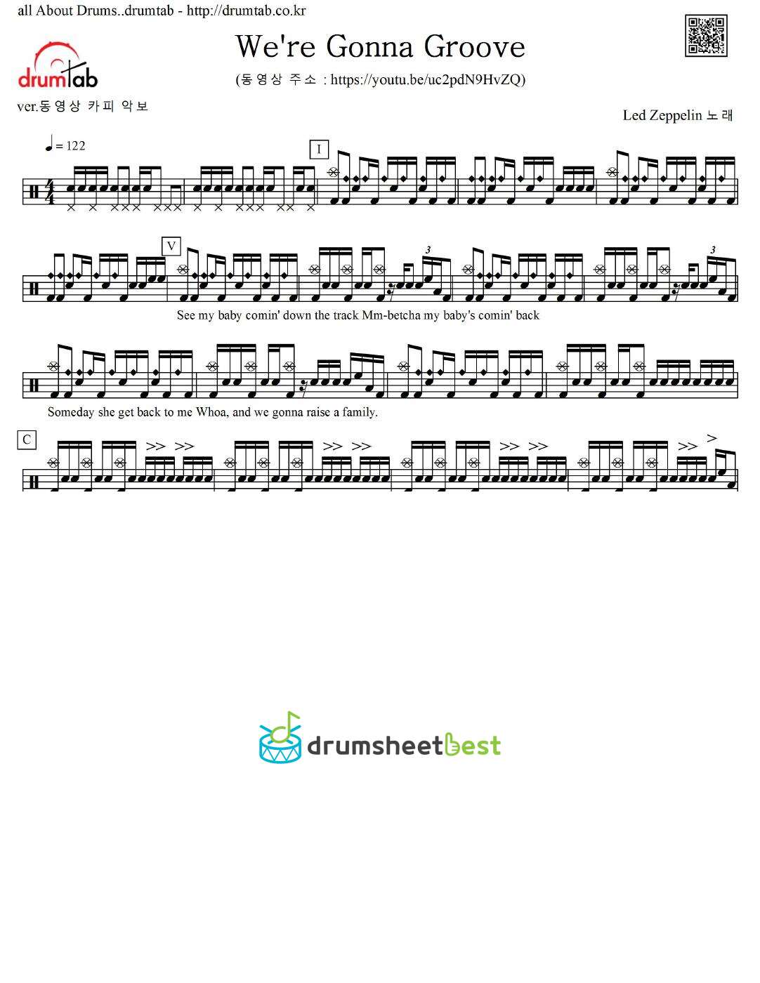 We're Gonna Groove Live preview page 1