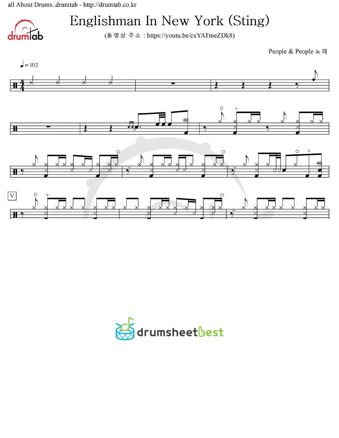 Englishman In New York (Sting) preview page 1