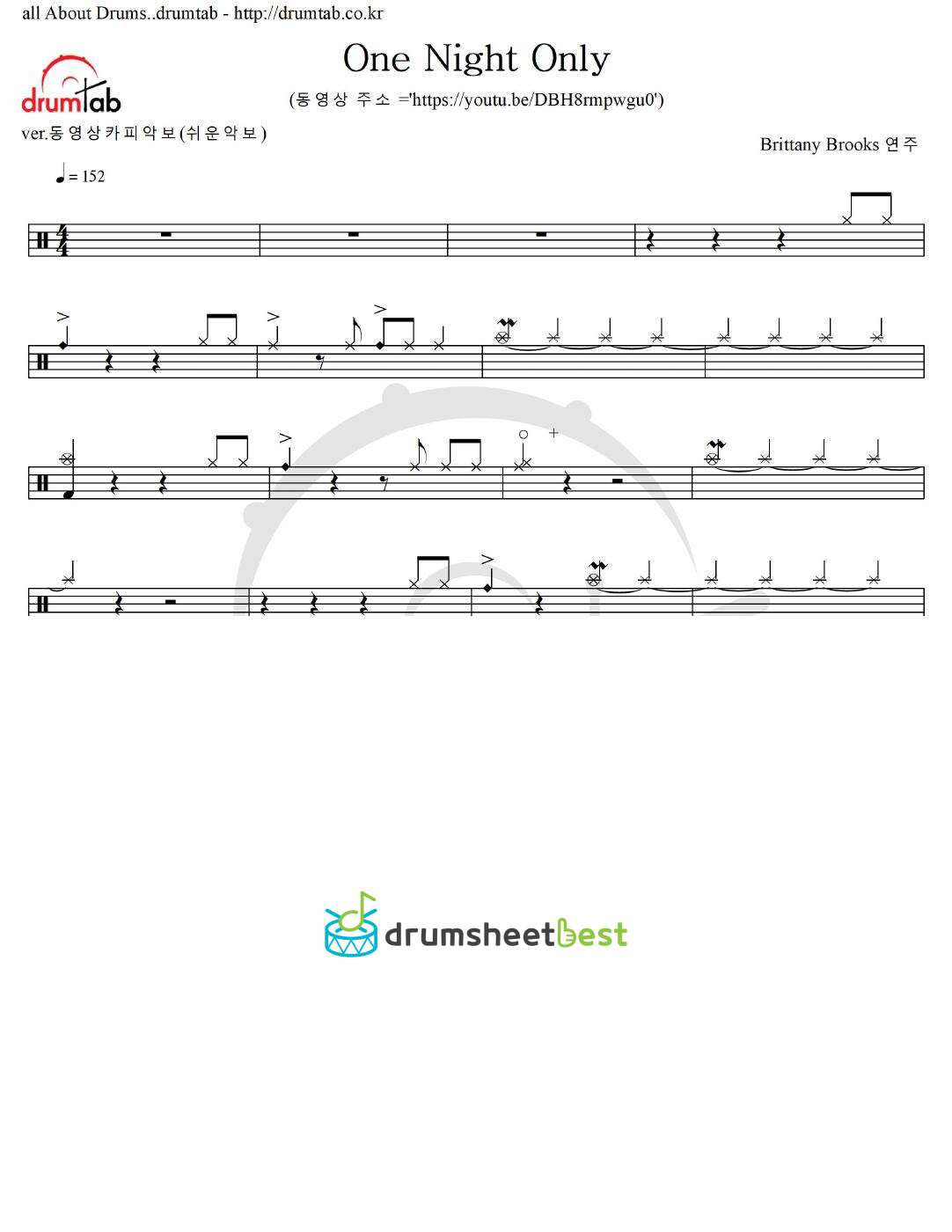 One Night Only preview page 1