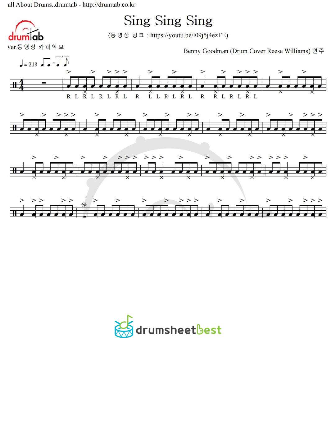 Sing Sing Sing preview page 1