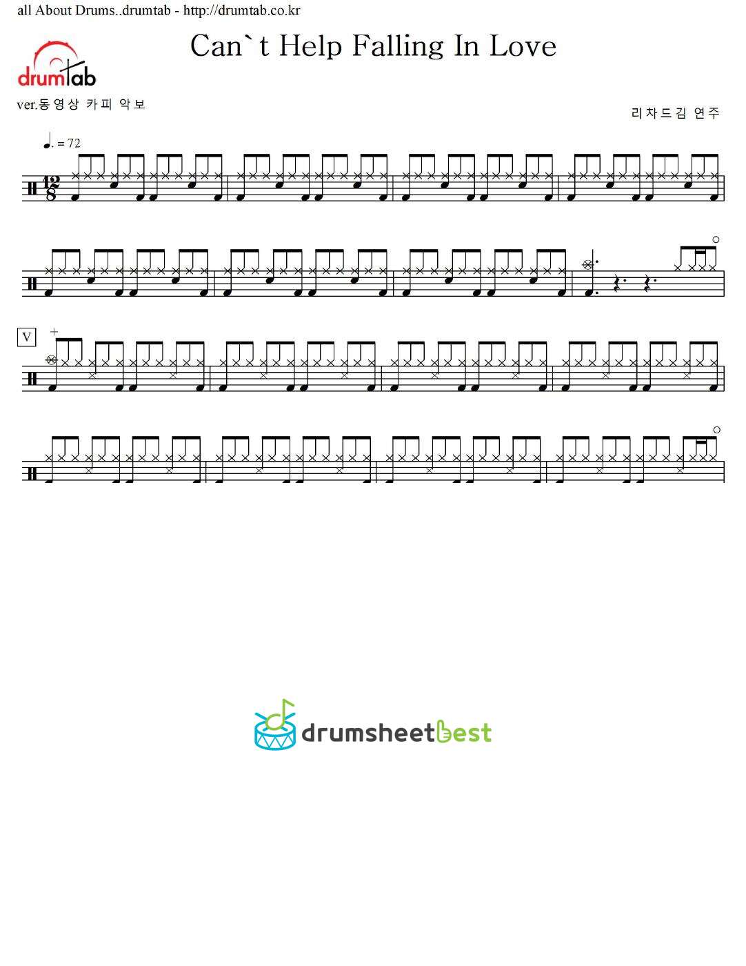 Can't Help Falling In Love preview page 1