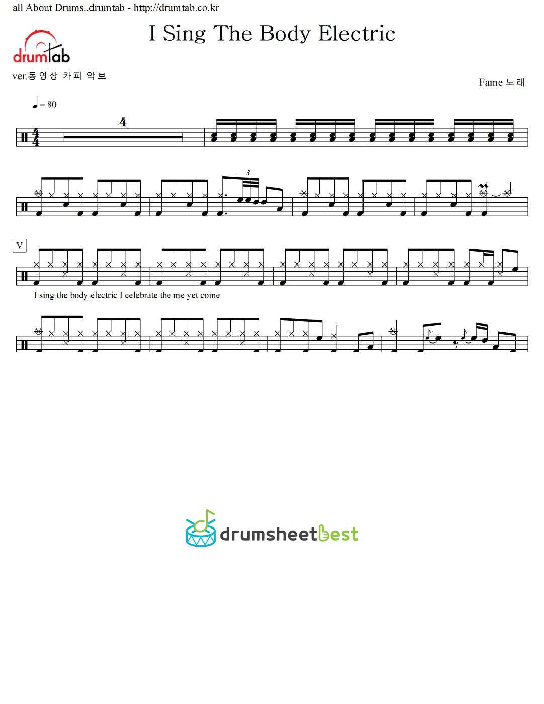 I Sing The Body Electric preview page 1