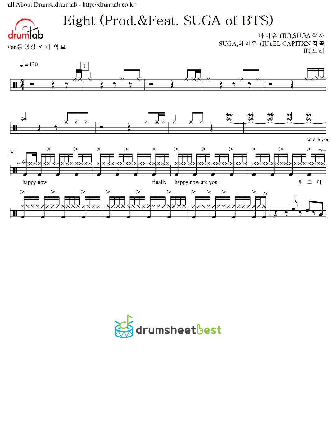 Eight (Prod.&Feat. SUGA of BTS) preview page 1