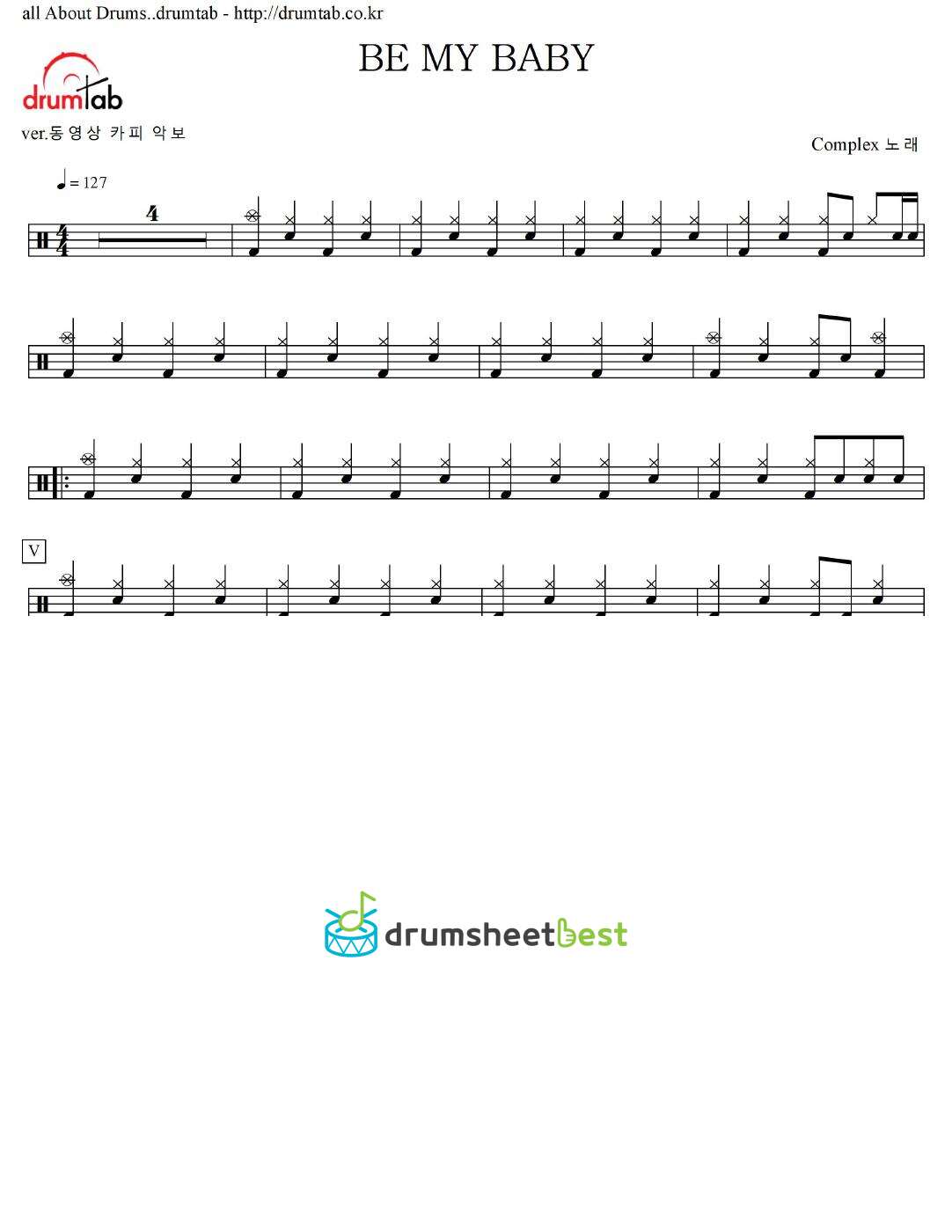 BE MY BABY preview page 1