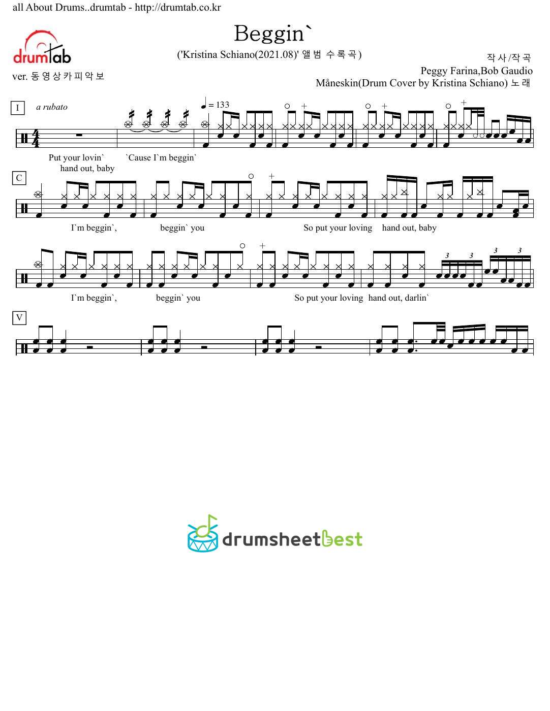 Beggin' preview page 1