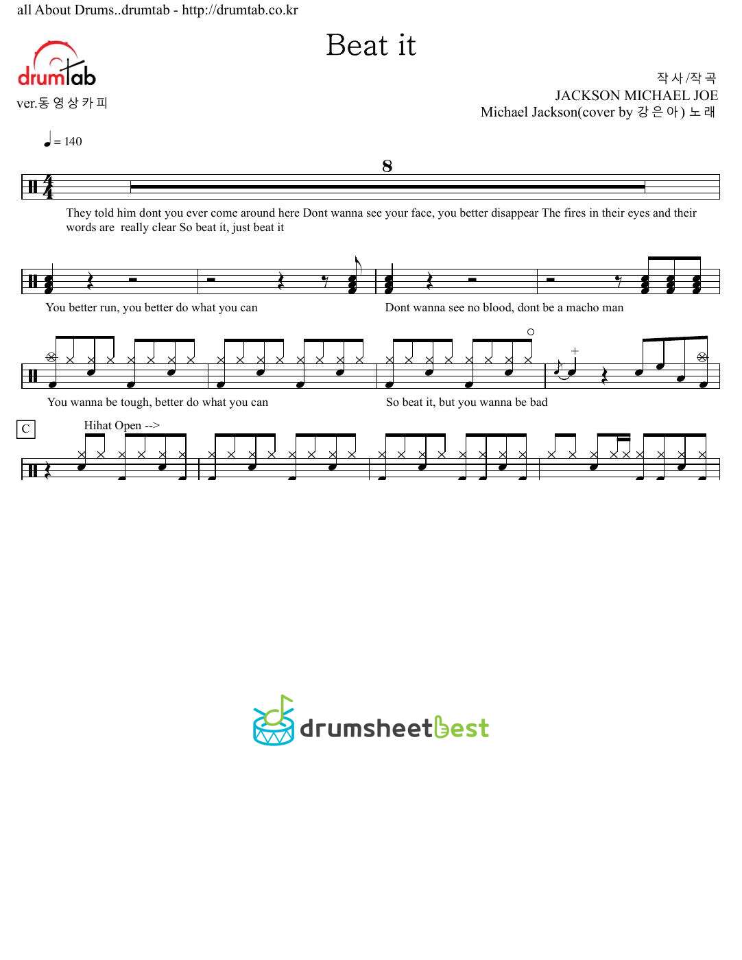 Beat it preview page 1