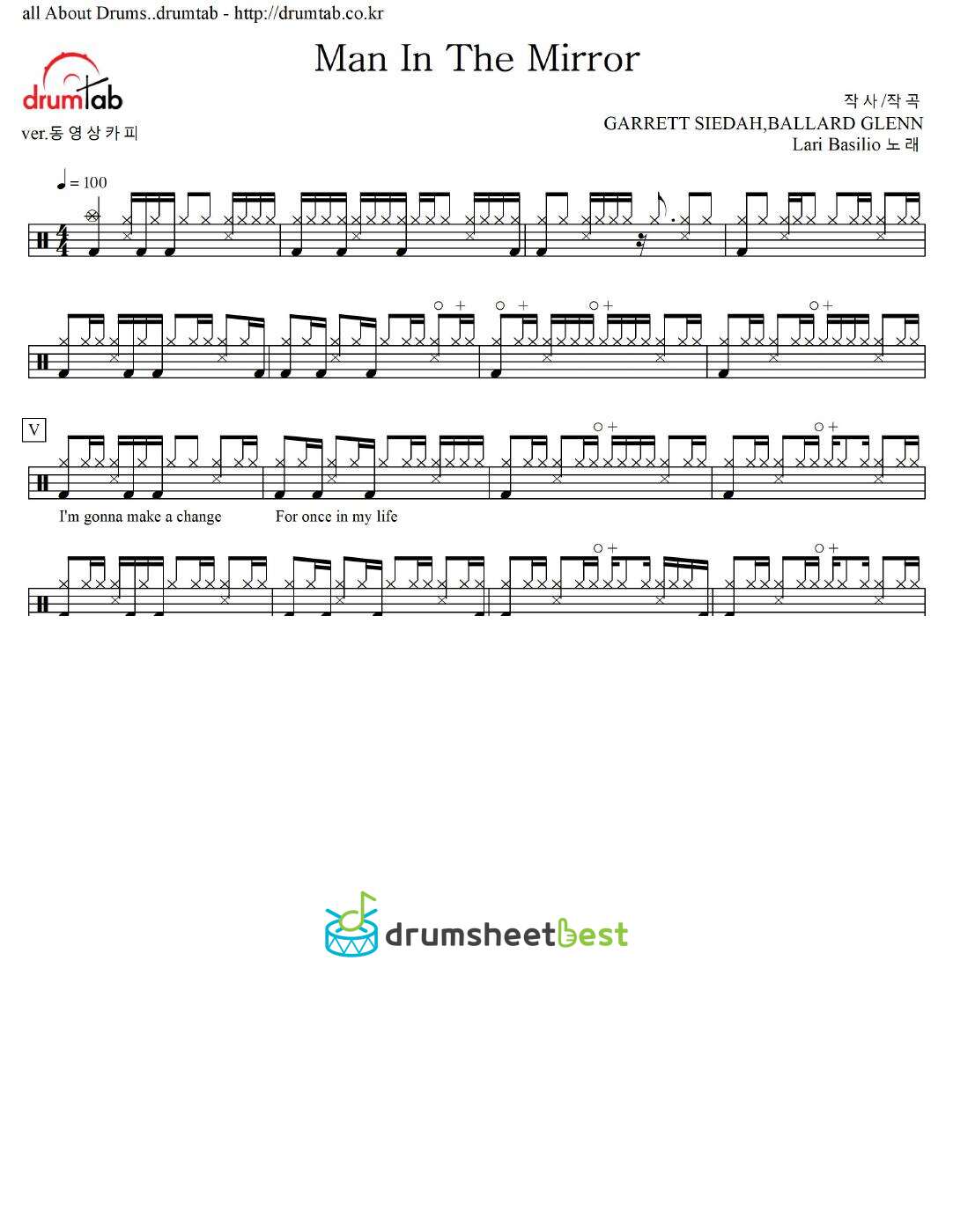 Man In The Mirror preview page 1