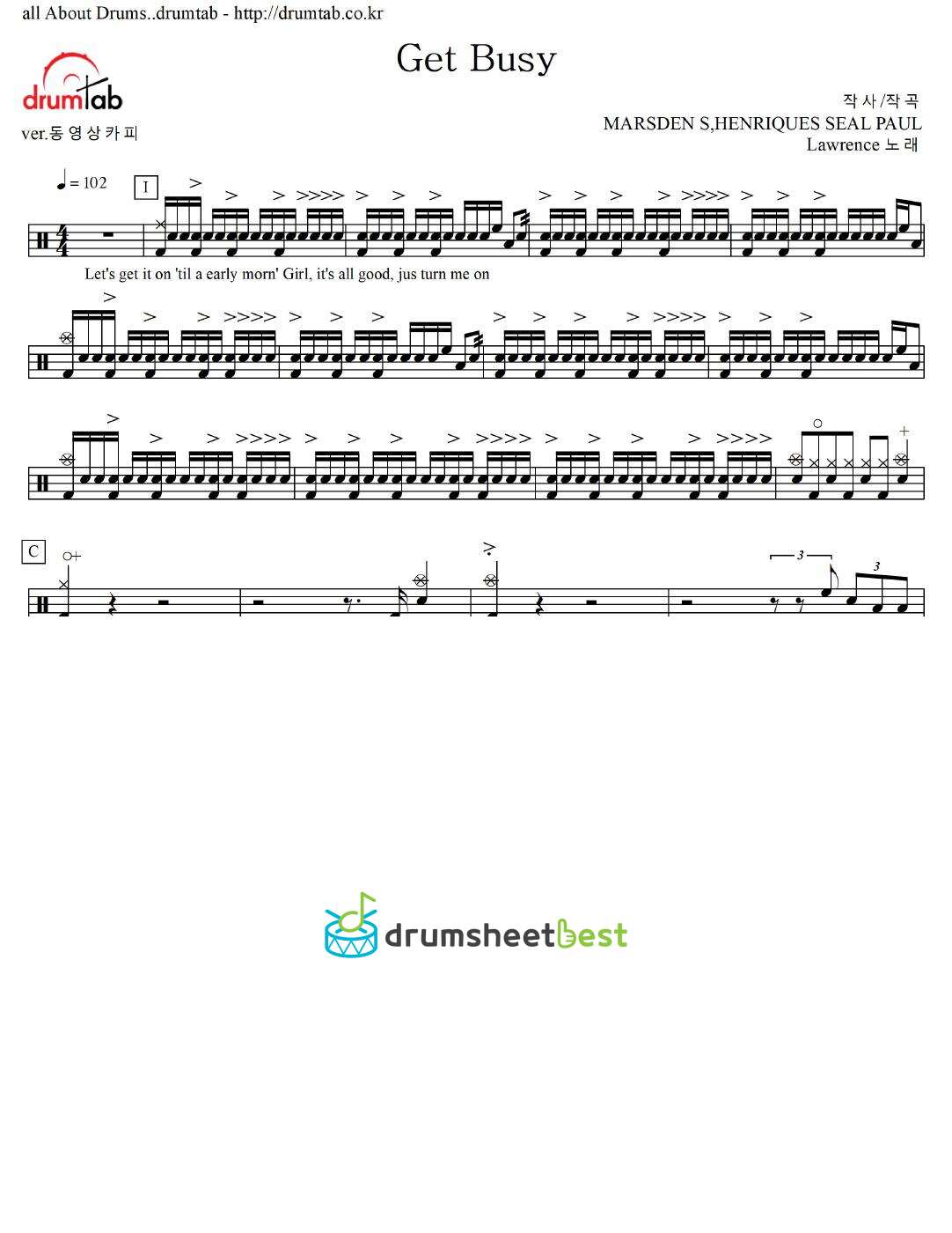 Get Busy preview page 1