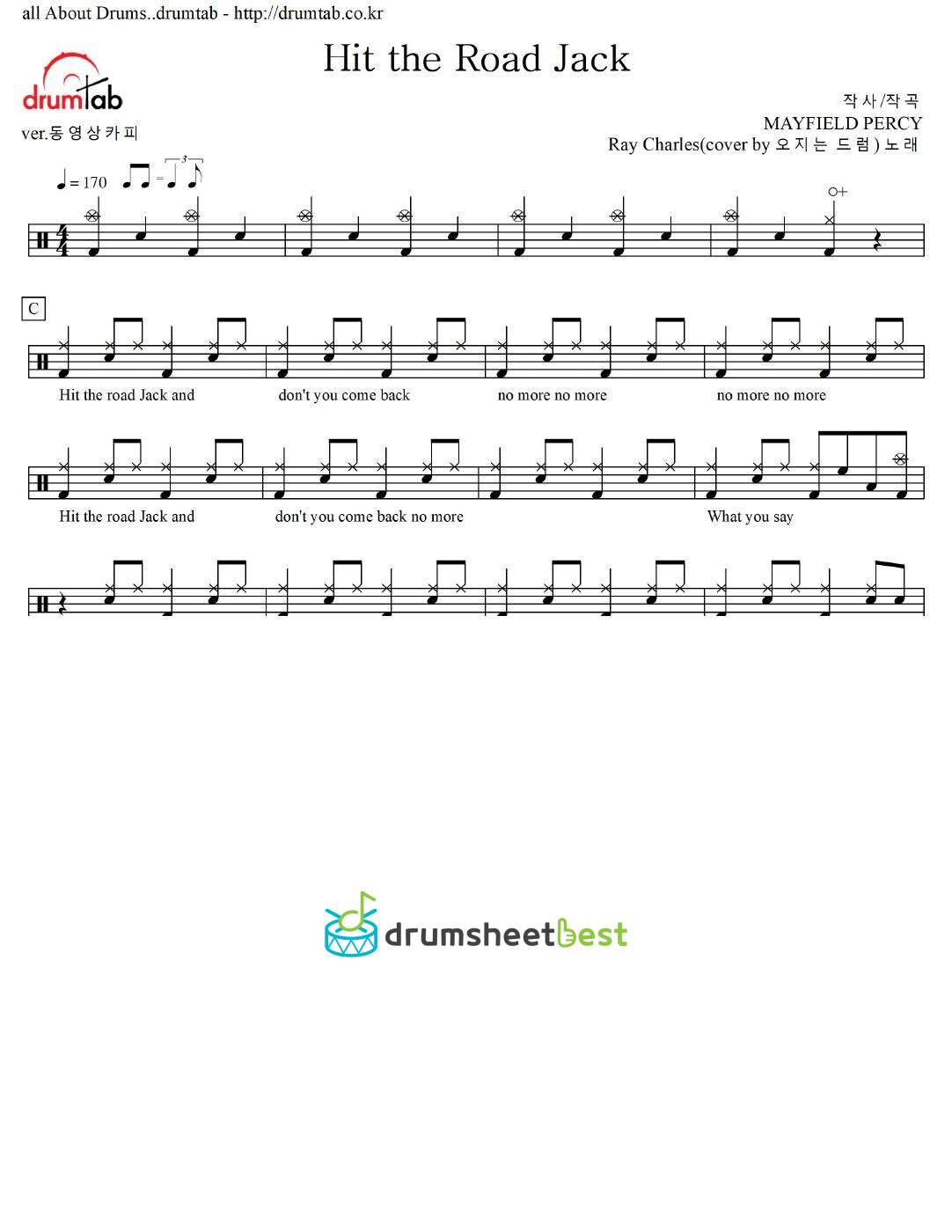 Hit the Road Jack preview page 1