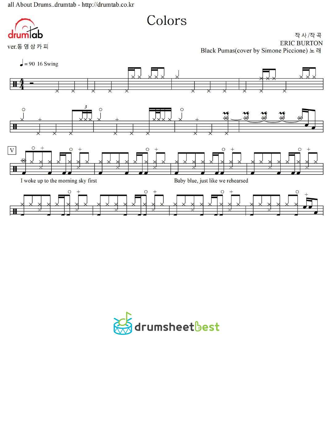 Colors preview page 1